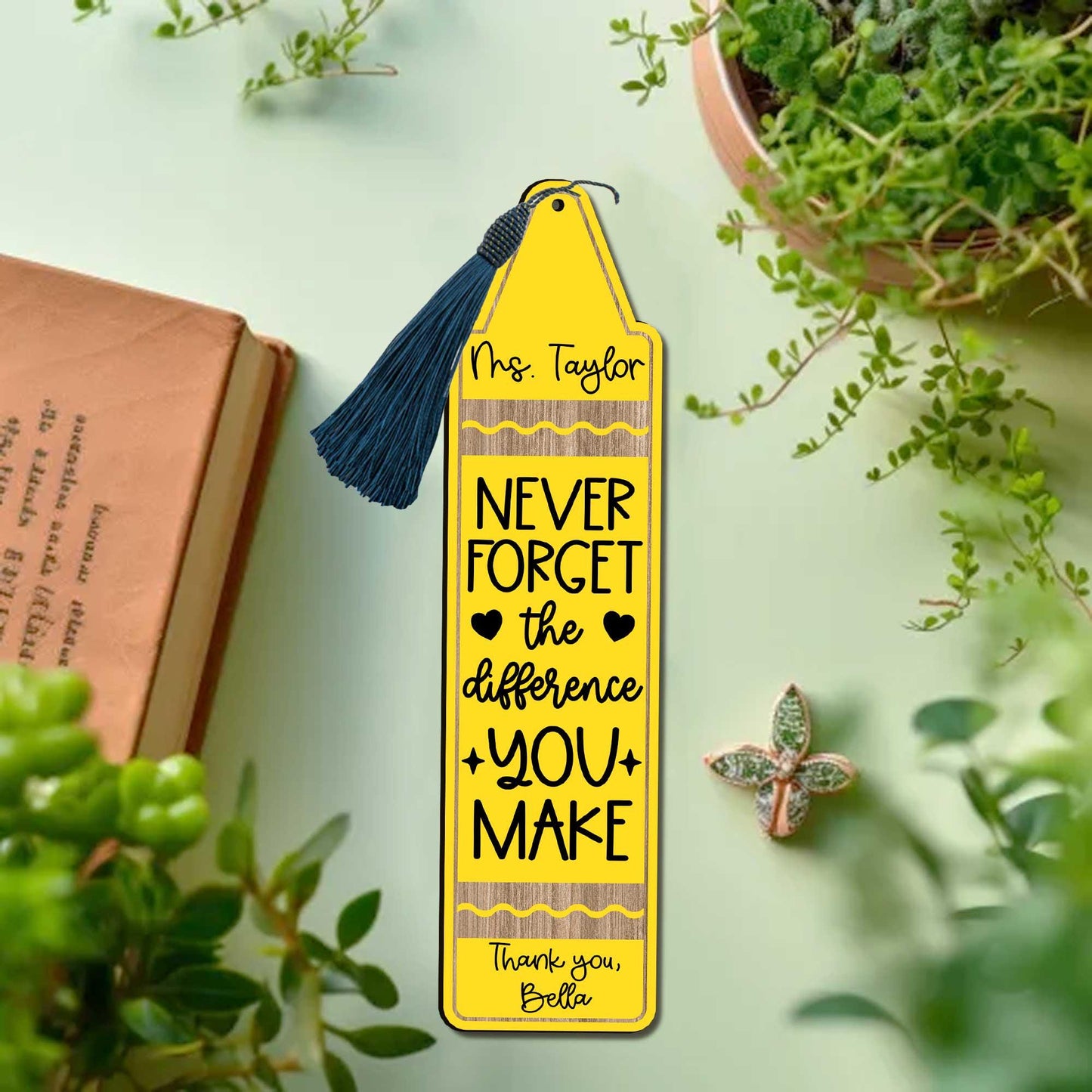 Custom Teacher Bookmarks, Thank You Gift for Teacher, Back to School Gift, Custom Bookmark Gifts for Teacher, Teacher Appreciation Gift