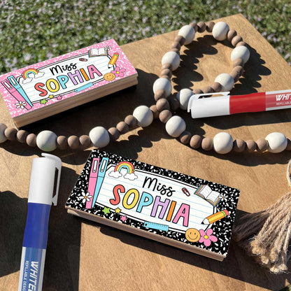 Custom Teacher Appreciation Gifts, Personalized Teacher Whiteboard Eraser, Teacher Thank You Gift, Chalkboard Eraser, Back To School Gift