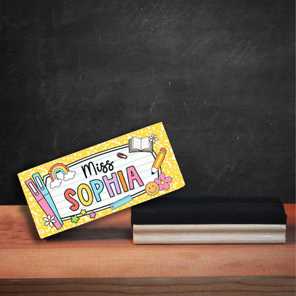 Custom Teacher Appreciation Gifts, Personalized Teacher Whiteboard Eraser, Teacher Thank You Gift, Chalkboard Eraser, Back To School Gift