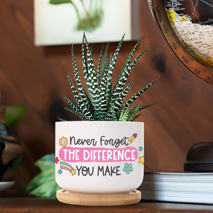 Custom Flower Pot for Teacher, Back To School Gift, Teacher Gift Plant Pot, Teacher Appreciation Gift, Thank You Teacher Gifts