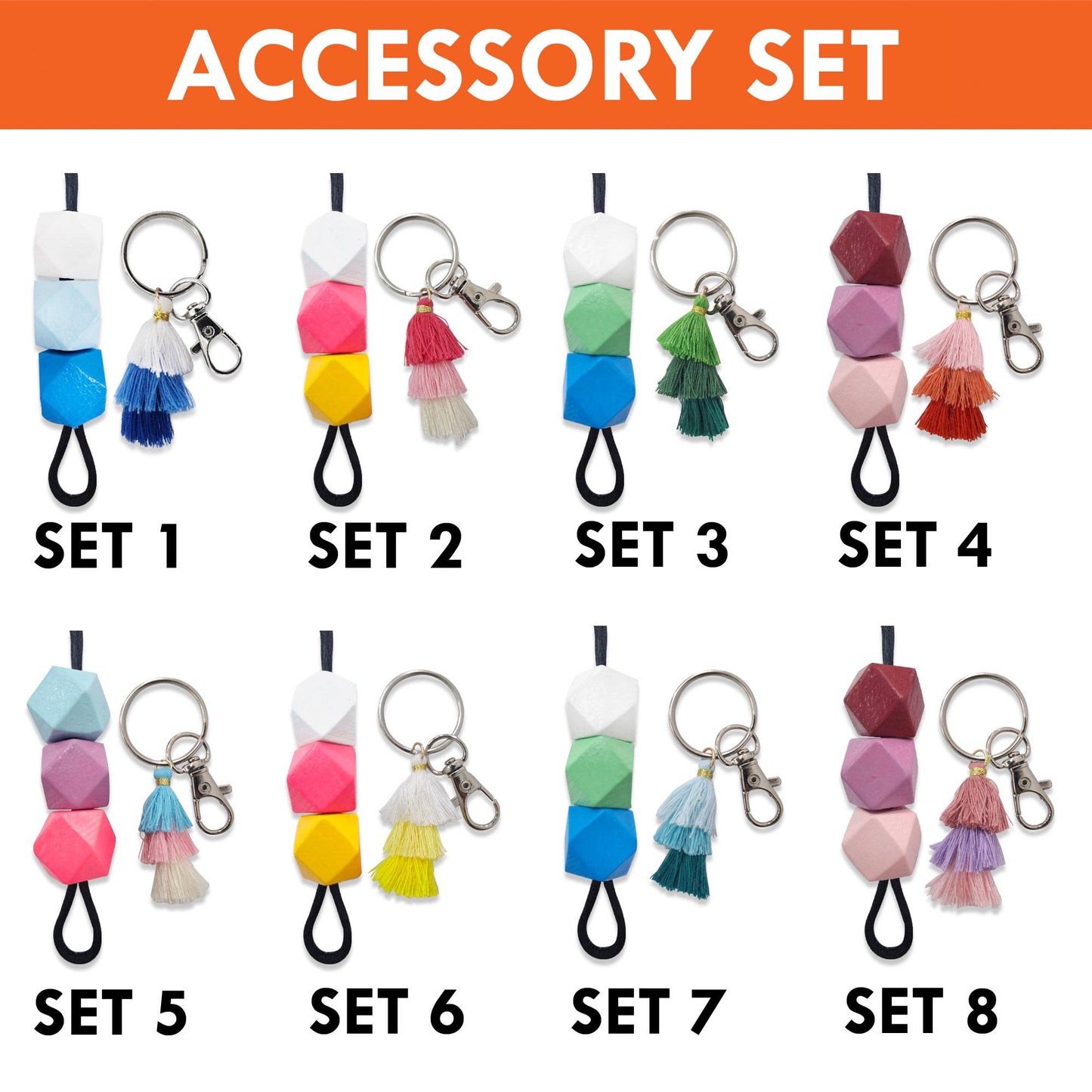 Personalized Teacher Lanyard: Beaded ID Badge Holder with Tassel