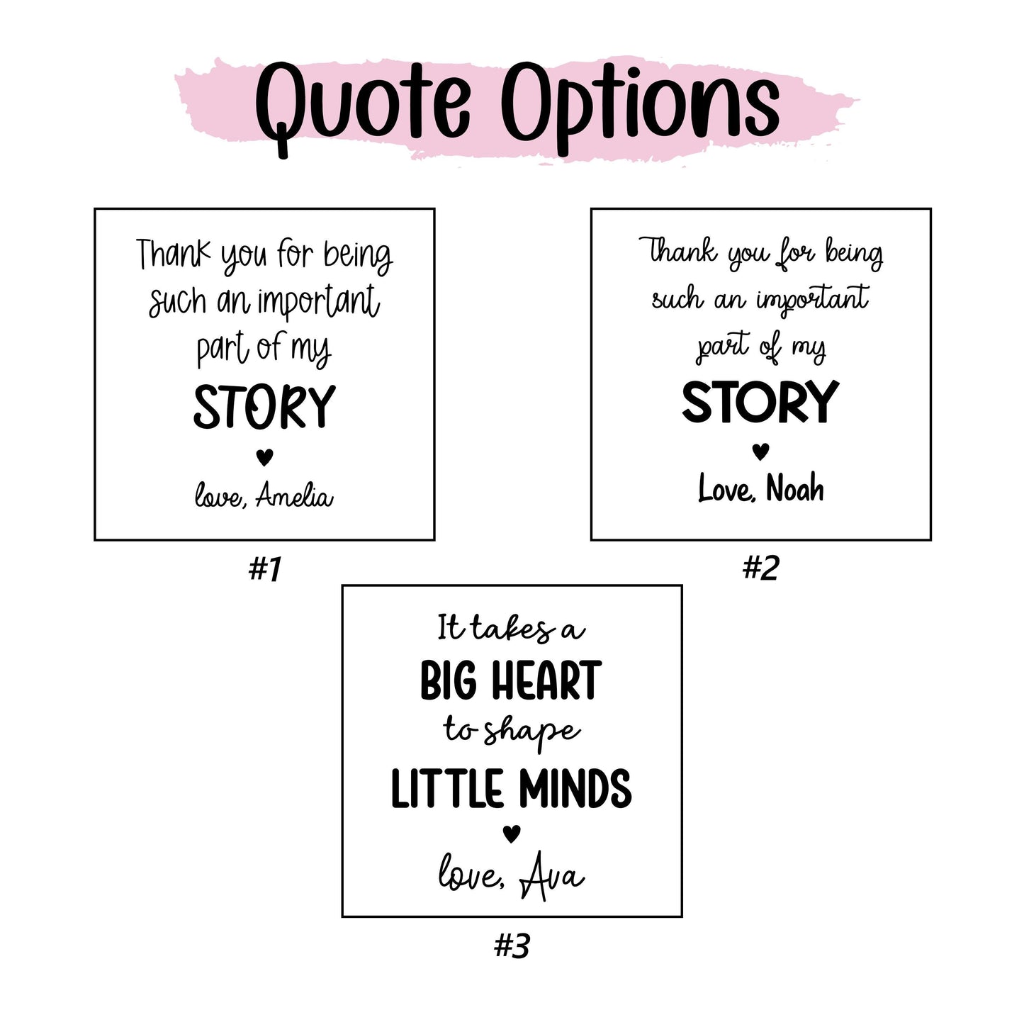 Custom Sticky Note Holder With Magnet Composition Book Teacher Notepad Holder, Thank You Gift Teacher Appreciation Gift, Back to School Gift