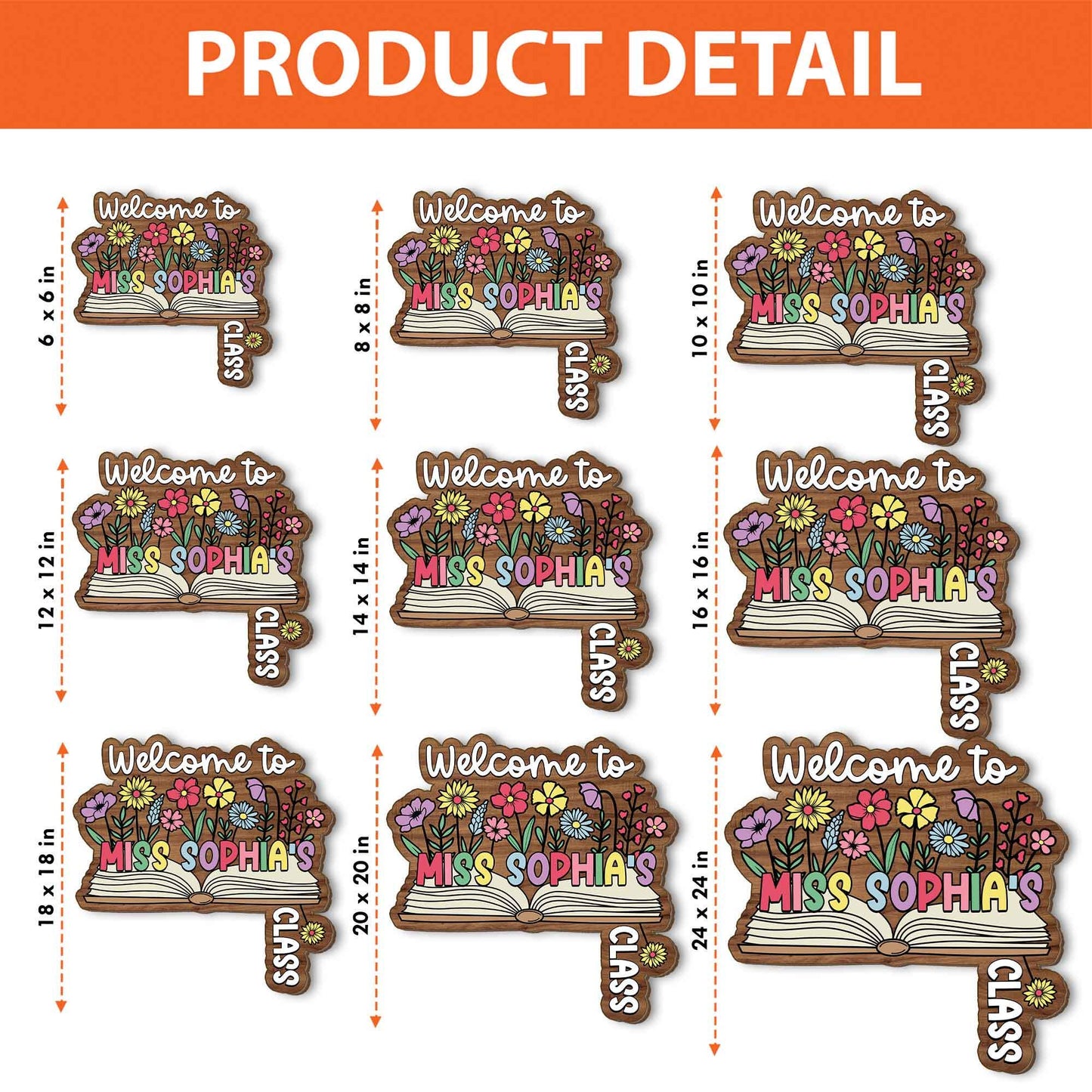 Classroom Doorframe Sign, Teacher Door Hanger With Flower, Classroom Door Sign, Doorframe Teacher, Back To School Sign, Teacher Appreciation