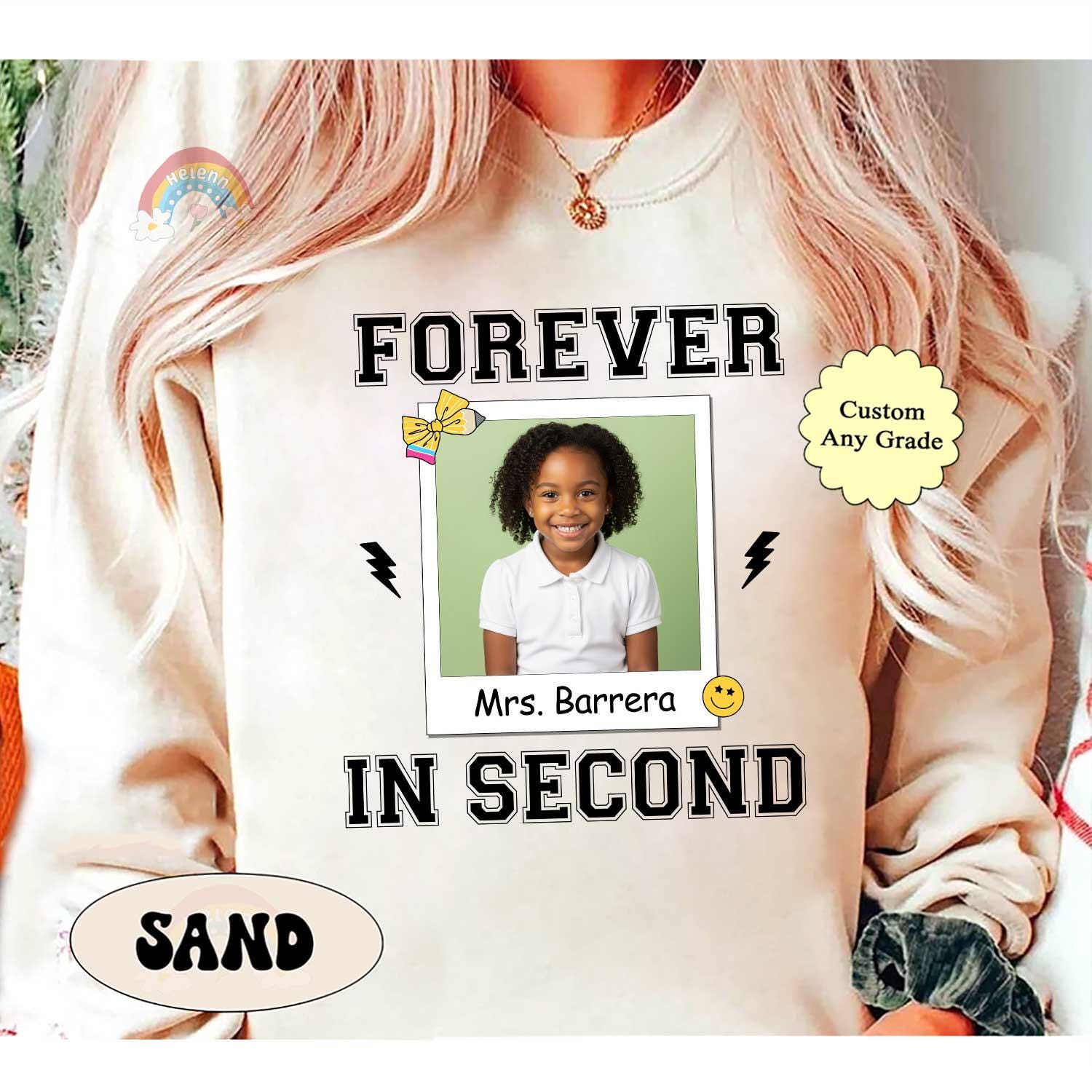 Personalized Teacher Shirt Forever A Firstie Shirt, Custom First Grade Shirt, Funny Teacher Shirt, Back To School, Teacher Appreciation Gift