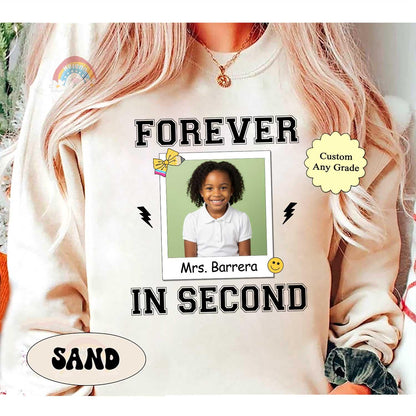 Personalized Teacher Shirt Forever A Firstie Shirt, Custom First Grade Shirt, Funny Teacher Shirt, Back To School, Teacher Appreciation Gift