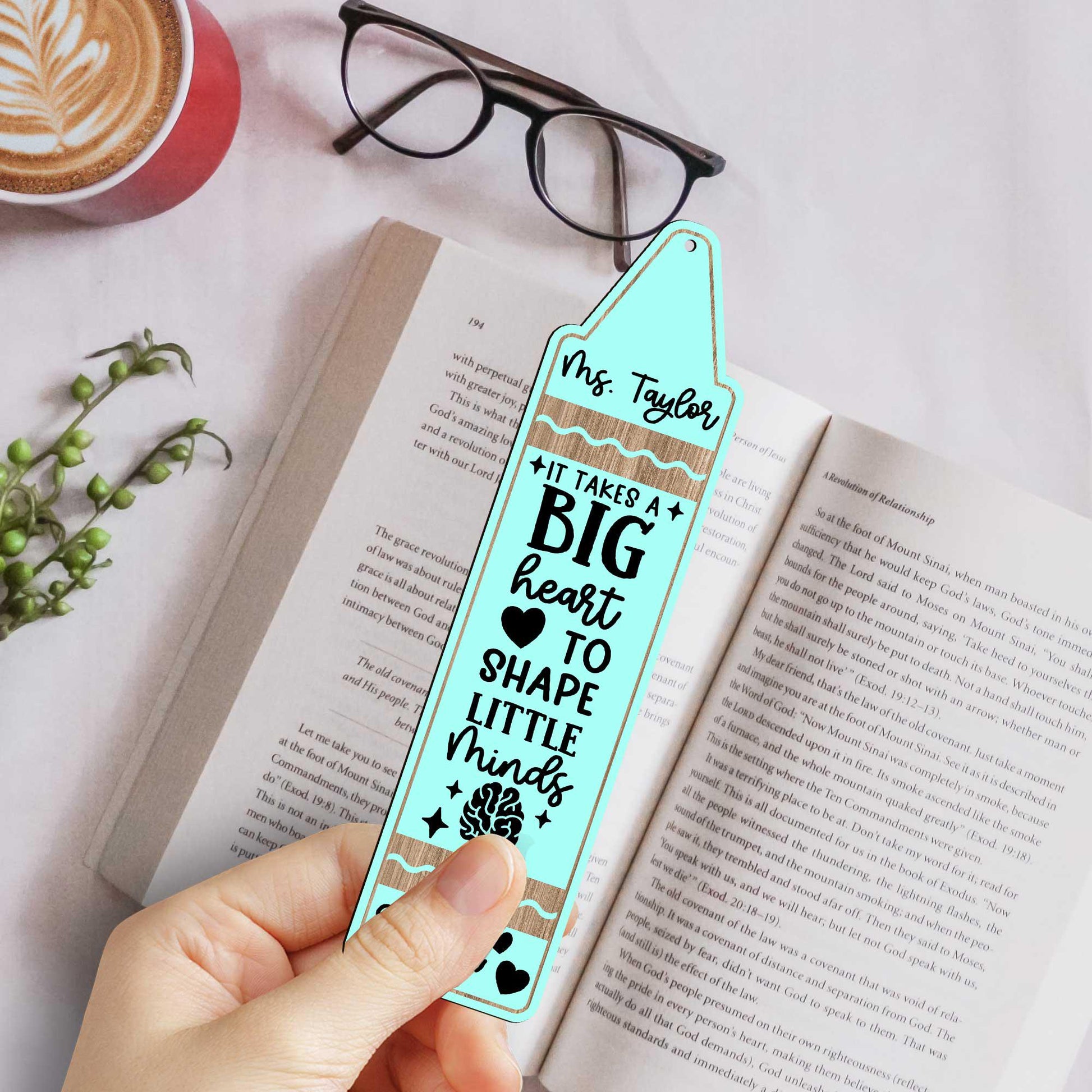 Custom Teacher Bookmarks, Thank You Gift for Teacher, Back to School Gift, Custom Bookmark Gifts for Teacher, Teacher Appreciation Gift