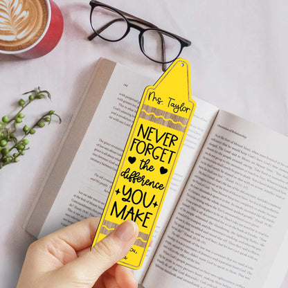 Custom Teacher Bookmarks, Thank You Gift for Teacher, Back to School Gift, Custom Bookmark Gifts for Teacher, Teacher Appreciation Gift
