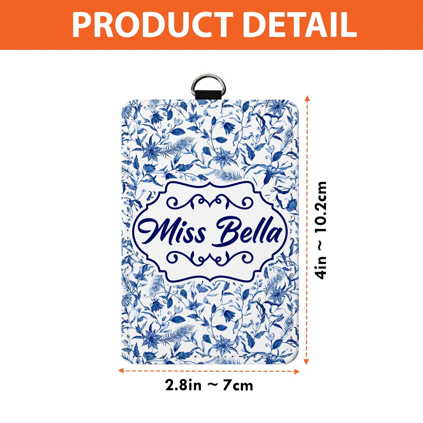 Personalized Teacher ID Badge Holder, Custom Badge Holder, ID Holder, Lanyard Accessory, Teacher Appreciation Gift, Back To School Gift