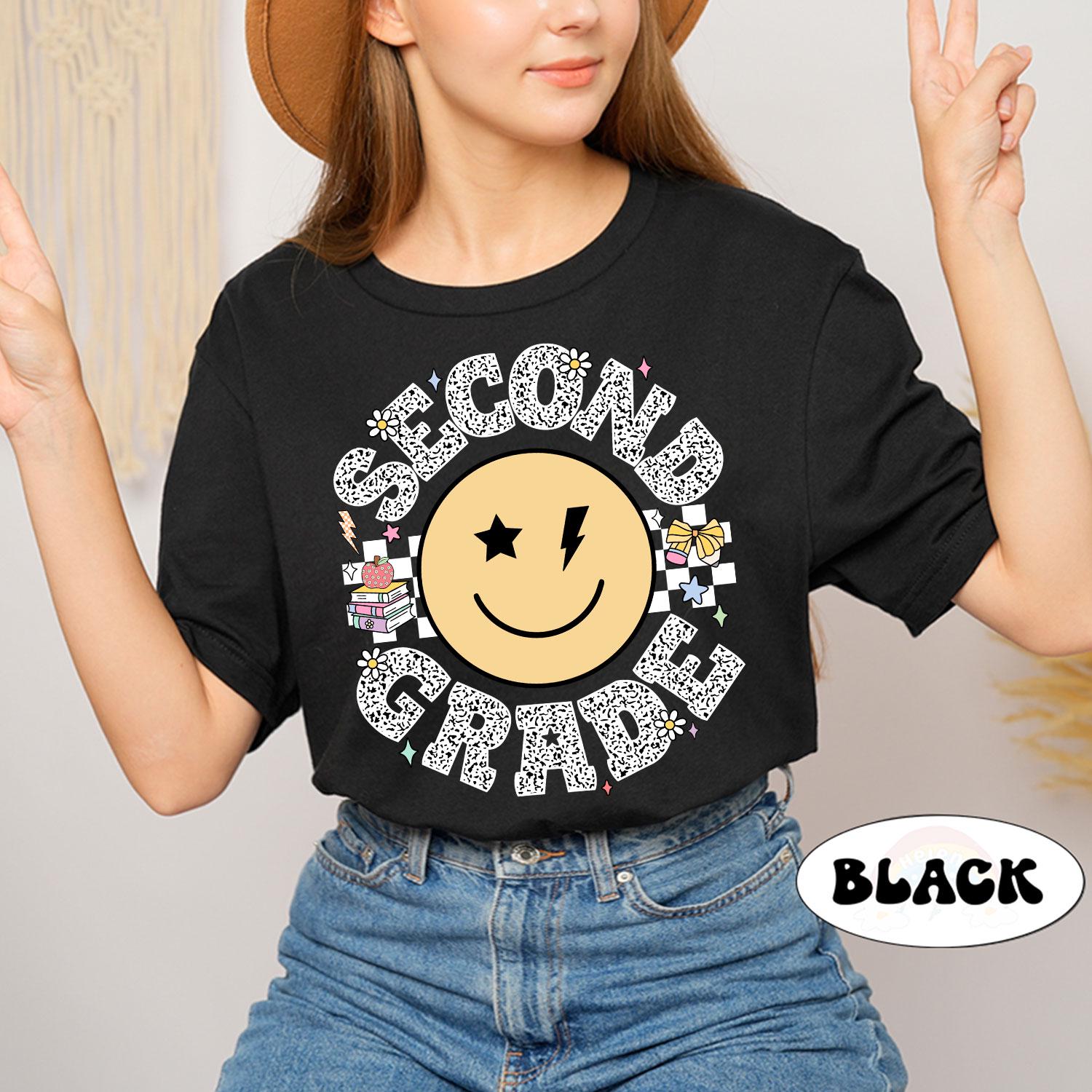 Custom Second Grade Teacher Shirt, 2nd Grade Teacher Shirt, Custom Teacher Name Shirt, Back To School Shirt, Teacher Appreciation Gift