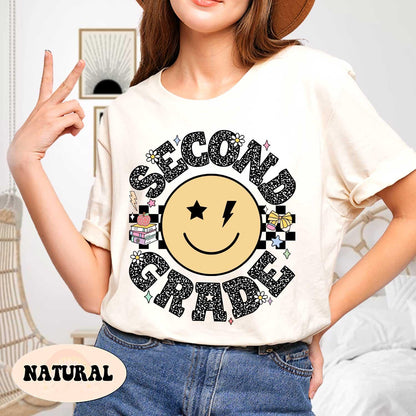 Custom Second Grade Teacher Shirt, 2nd Grade Teacher Shirt, Custom Teacher Name Shirt, Back To School Shirt, Teacher Appreciation Gift