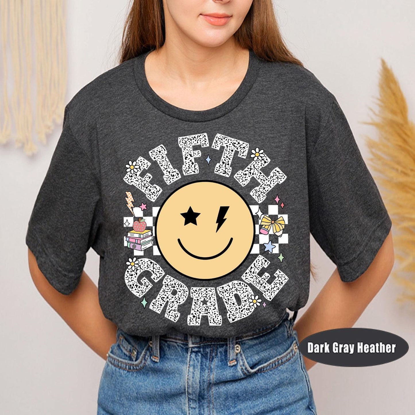 Custom Fifth Grade Teacher Shirt, 5th Grade Teacher Shirt, Personalized Teacher Shirt, Back To School Shirt, Teacher Appreciation Gift