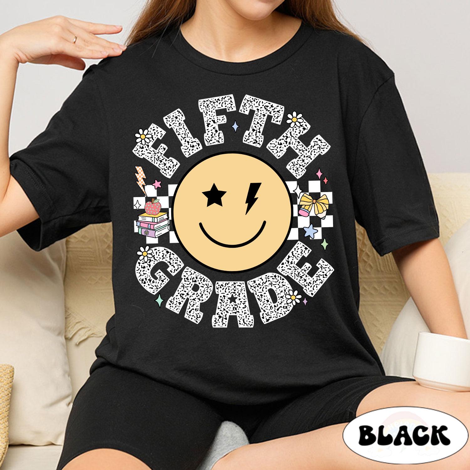 Custom Fifth Grade Teacher Shirt, 5th Grade Teacher Shirt, Personalized Teacher Shirt, Back To School Shirt, Teacher Appreciation Gift