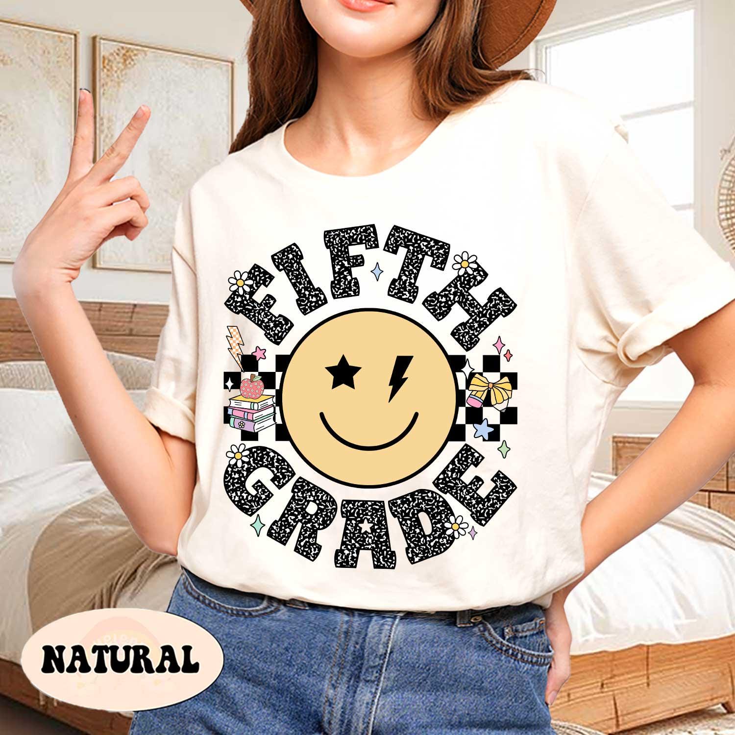 Custom Fifth Grade Teacher Shirt, 5th Grade Teacher Shirt, Personalized Teacher Shirt, Back To School Shirt, Teacher Appreciation Gift