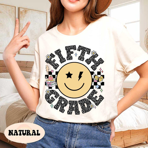 Custom Fifth Grade Teacher Shirt, 5th Grade Teacher Shirt, Personalized Teacher Shirt, Back To School Shirt, Teacher Appreciation Gift