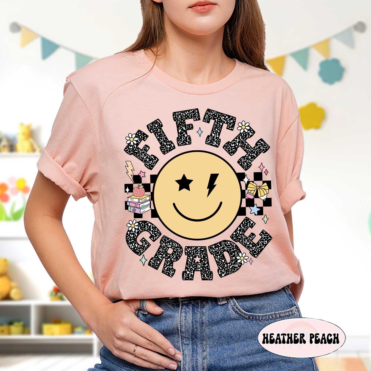 Custom Fifth Grade Teacher Shirt, 5th Grade Teacher Shirt, Personalized Teacher Shirt, Back To School Shirt, Teacher Appreciation Gift