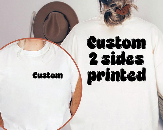 Custom Teacher Shirt 2 side-printed, Teacher Gift, Back To School, Teacher School Shirt, Personalized Teacher, Teacher Appreciation Gift