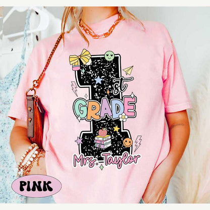 Back to School Shirts, 1st Grade Teacher Shirt, Custom First Grade Teacher Shirt, First Grade Dream Team Shirt, Teacher Appreciation Gift