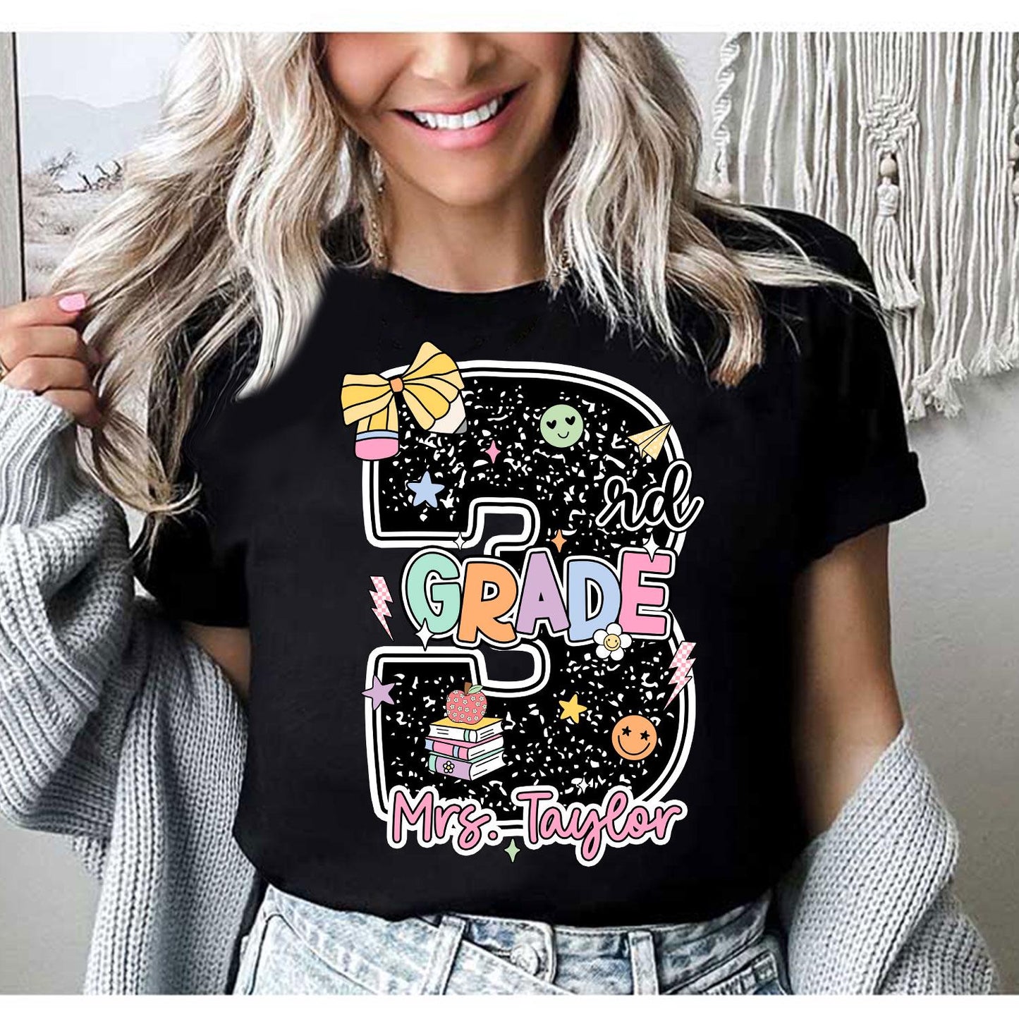 3rd Grade Teacher Shirt, Custom Third Grade Teacher Shirt, 3rd Grade Team, Back To School, Custom Teacher Shirt, Teacher Appreciation Gift