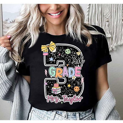3rd Grade Teacher Shirt, Custom Third Grade Teacher Shirt, 3rd Grade Team, Back To School, Custom Teacher Shirt, Teacher Appreciation Gift