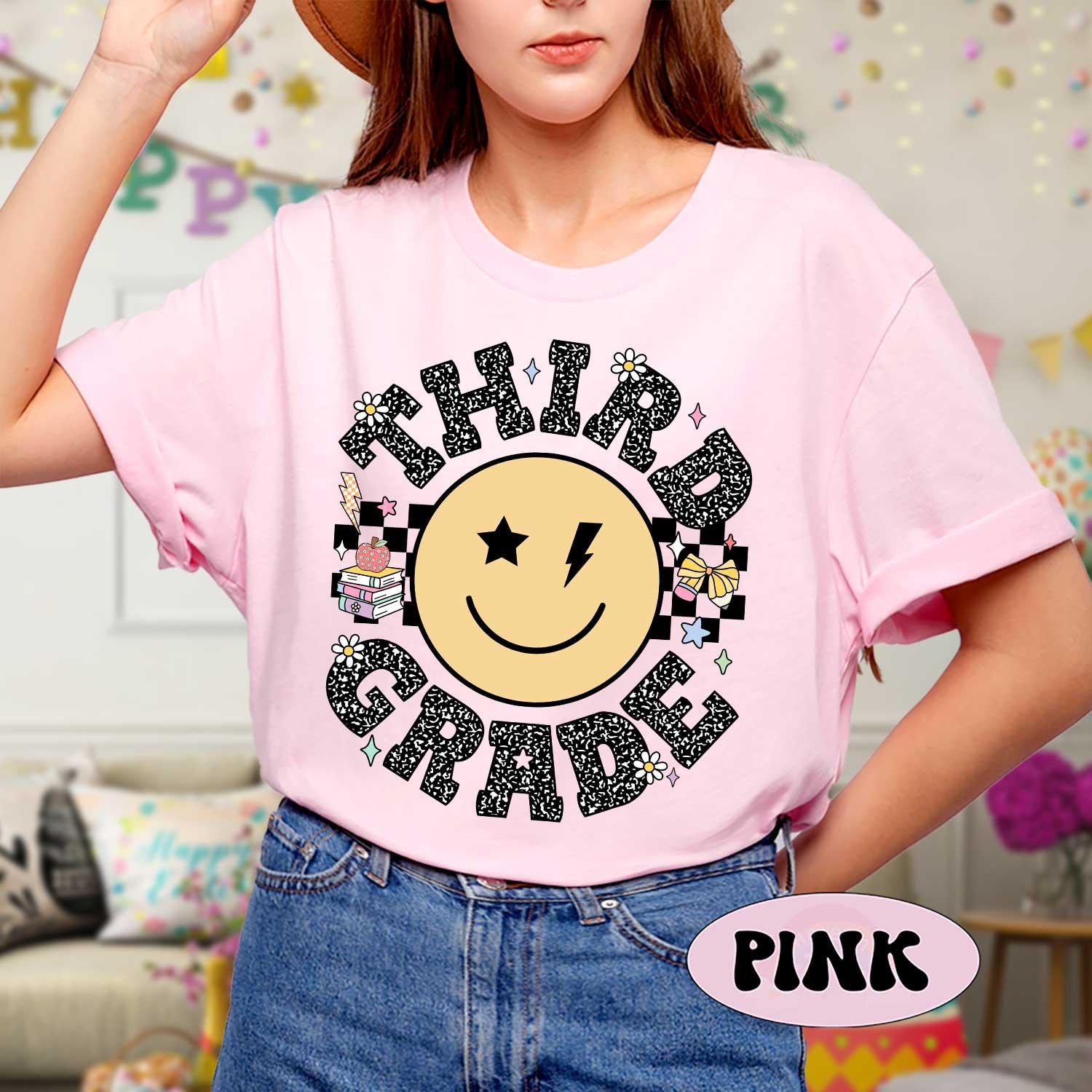 Custom Third Grade Teacher Shirt, 3rd Grade Teacher Shirt, 3rd Grade Team, Back To School, Custom Teacher Shirt, Teacher Appreciation Gift