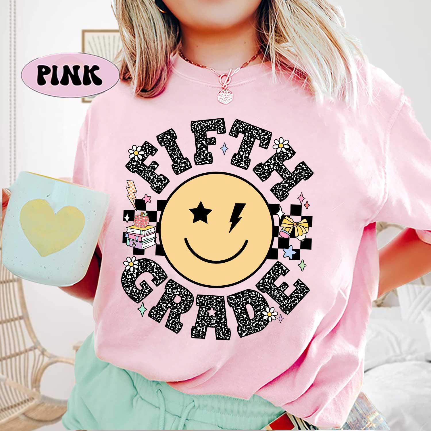 Custom Fifth Grade Teacher Shirt, 5th Grade Teacher Shirt, Personalized Teacher Shirt, Back To School Shirt, Teacher Appreciation Gift