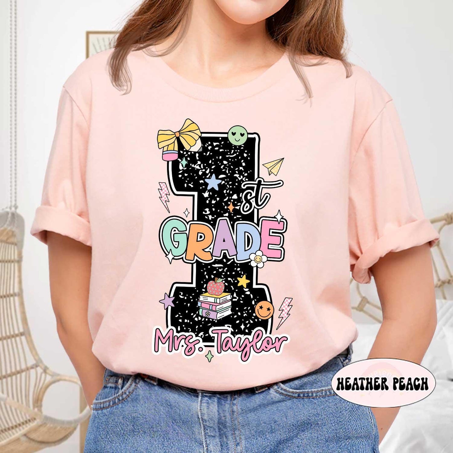 Back to School Shirts, 1st Grade Teacher Shirt, Custom First Grade Teacher Shirt, First Grade Dream Team Shirt, Teacher Appreciation Gift