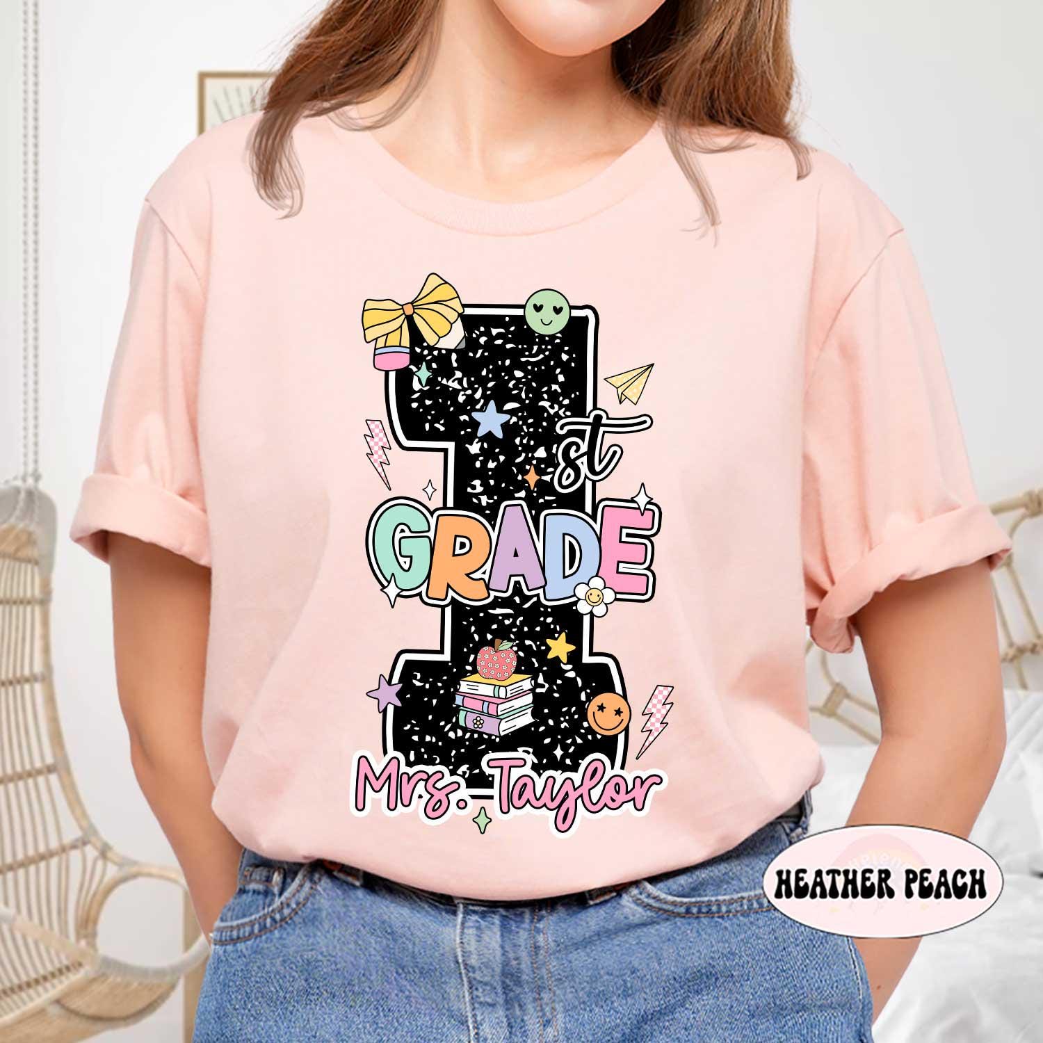 Back to School Shirts, 1st Grade Teacher Shirt, Custom First Grade Teacher Shirt, First Grade Dream Team Shirt, Teacher Appreciation Gift