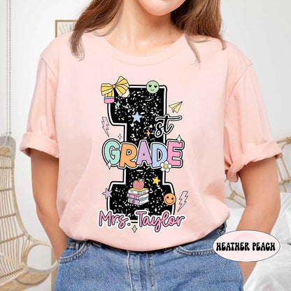 Back to School Shirts, 1st Grade Teacher Shirt, Custom First Grade Teacher Shirt, First Grade Dream Team Shirt, Teacher Appreciation Gift