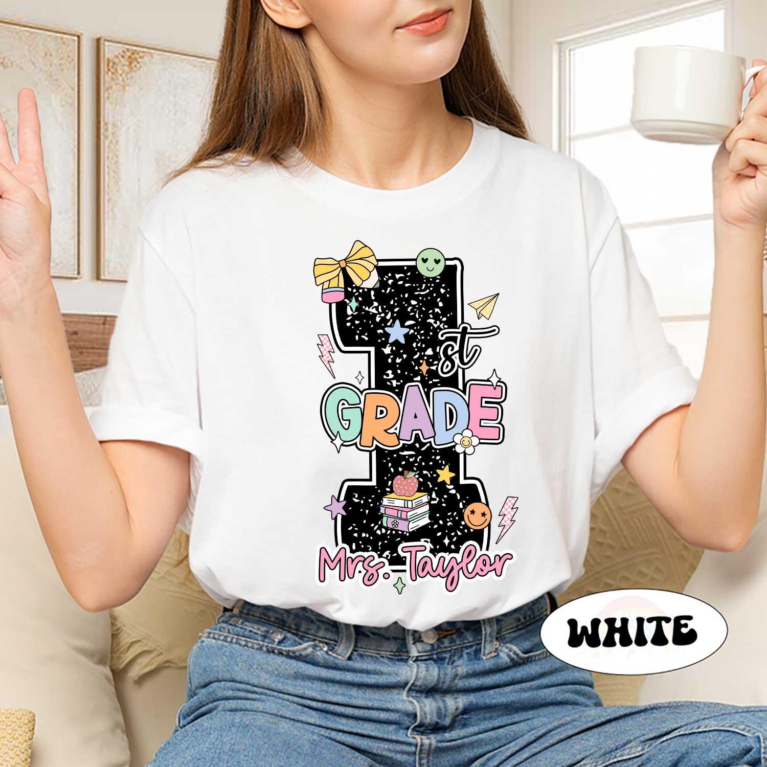 Back to School Shirts, 1st Grade Teacher Shirt, Custom First Grade Teacher Shirt, First Grade Dream Team Shirt, Teacher Appreciation Gift