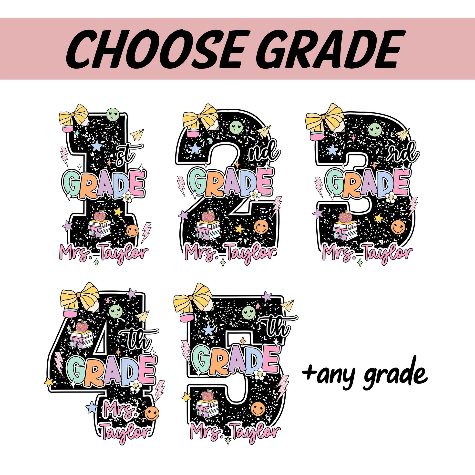 Custom Second Grade Teacher Shirt, 2nd Grade Teacher Shirt, Custom Teacher Name Shirt, Back To School Shirt, Teacher Appreciation Gift