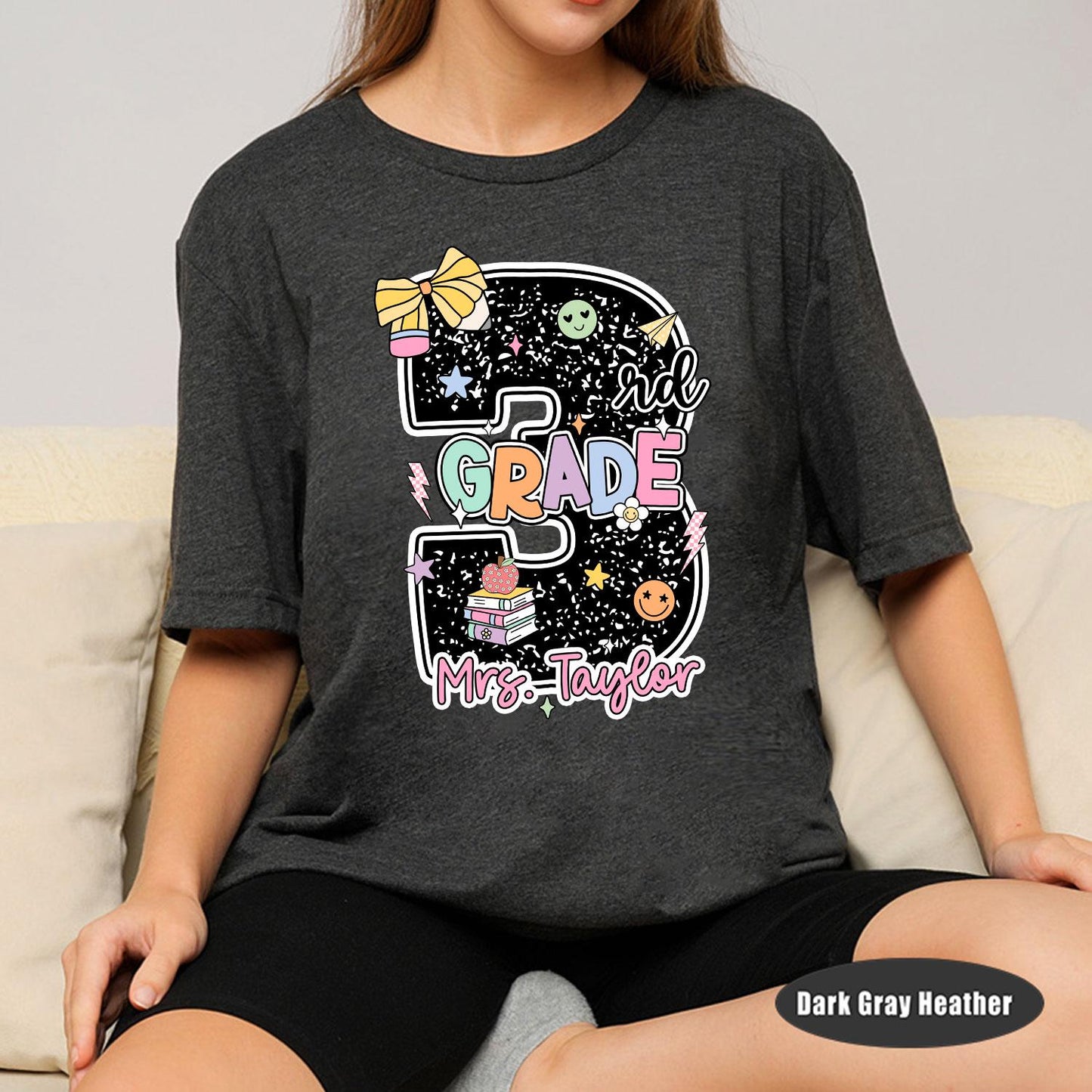 3rd Grade Teacher Shirt, Custom Third Grade Teacher Shirt, 3rd Grade Team, Back To School, Custom Teacher Shirt, Teacher Appreciation Gift