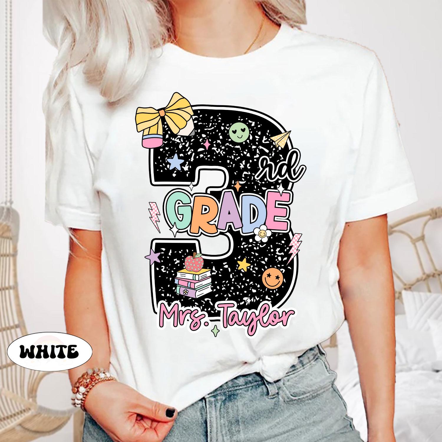 3rd Grade Teacher Shirt, Custom Third Grade Teacher Shirt, 3rd Grade Team, Back To School, Custom Teacher Shirt, Teacher Appreciation Gift