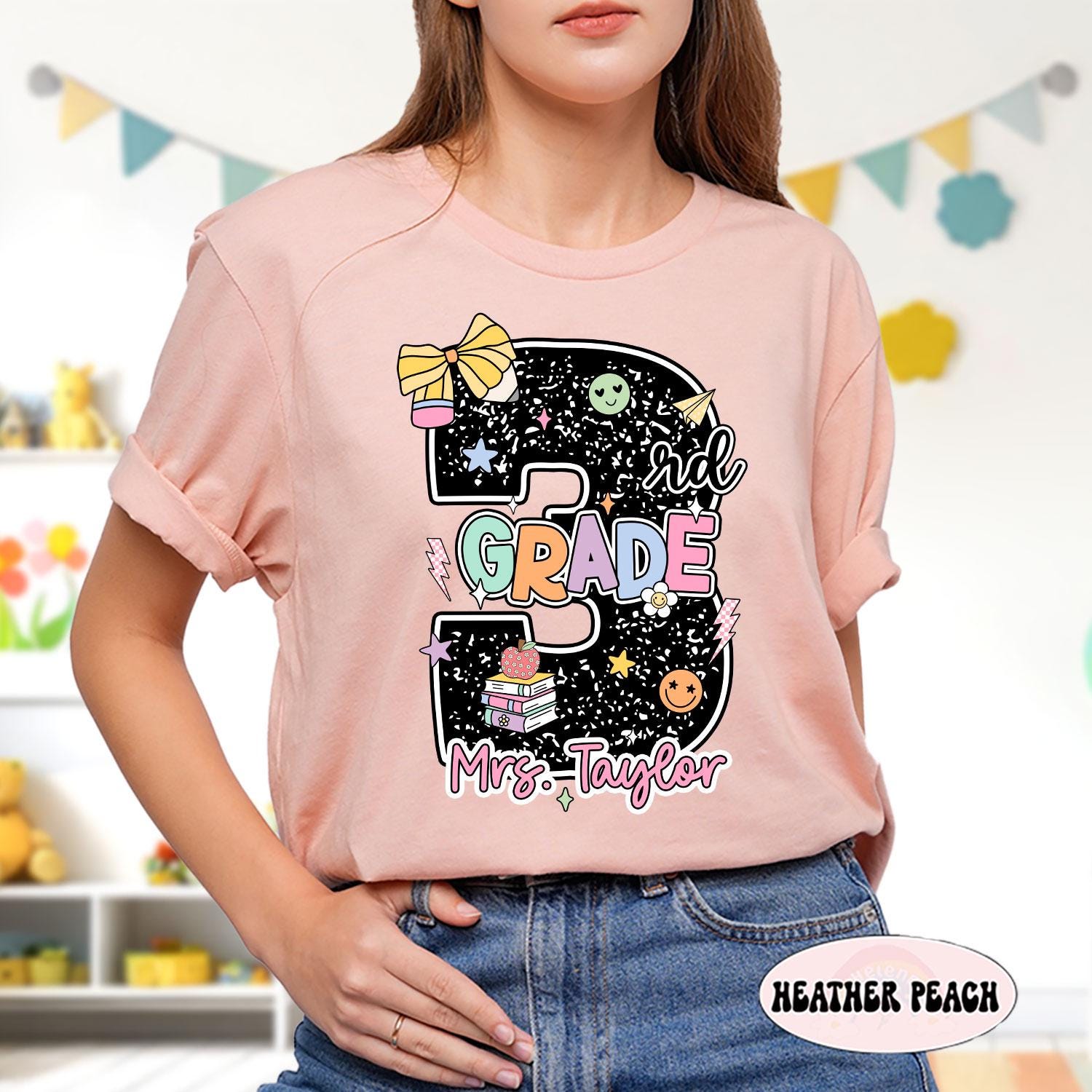 3rd Grade Teacher Shirt, Custom Third Grade Teacher Shirt, 3rd Grade Team, Back To School, Custom Teacher Shirt, Teacher Appreciation Gift