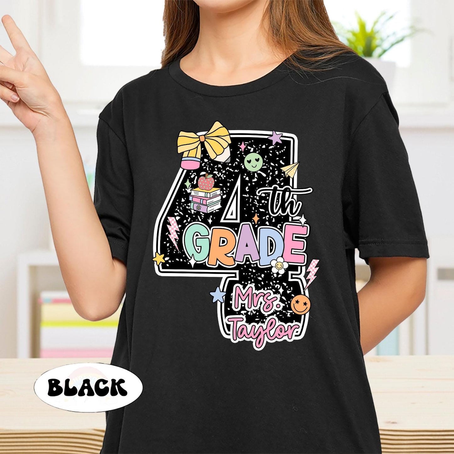 Custom Fourth Grade Teacher Shirt, 4th Grade Teacher Shirt, Teacher Team Shirt, 4th Grade TShirt, Back To School, Teacher Appreciation Gift