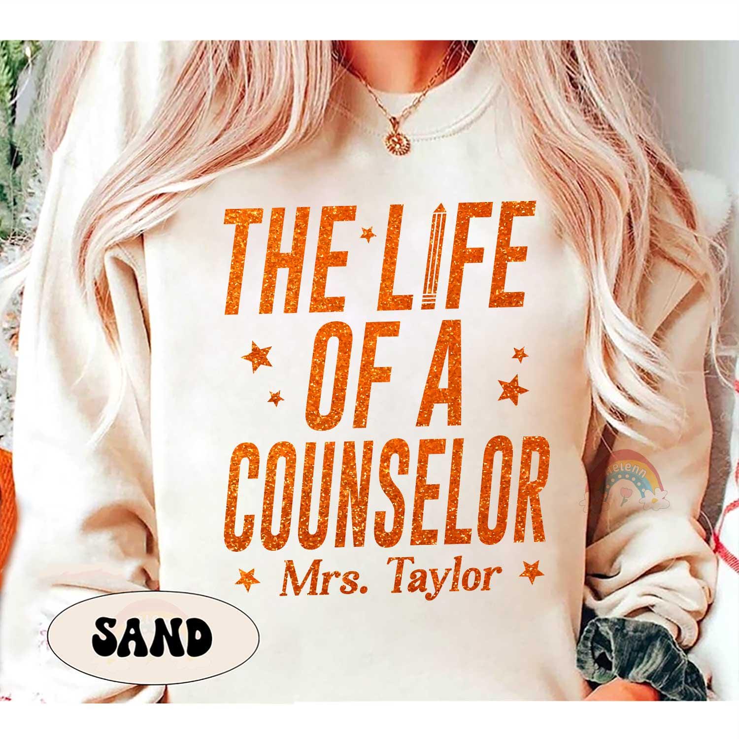 Custom The Life of A Counselor Shirt, School Counselor Shirt, In My Era Shirt, Back To School, Counselor Gift, Counselor Appreciation Gift