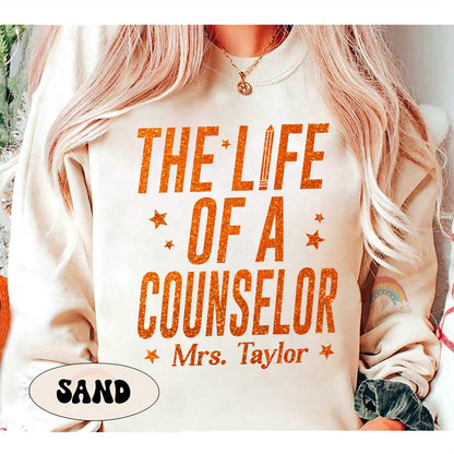 Custom The Life of A Counselor Shirt, School Counselor Shirt, In My Era Shirt, Back To School, Counselor Gift, Counselor Appreciation Gift