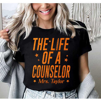 Custom The Life of A Counselor Shirt, School Counselor Shirt, In My Era Shirt, Back To School, Counselor Gift, Counselor Appreciation Gift