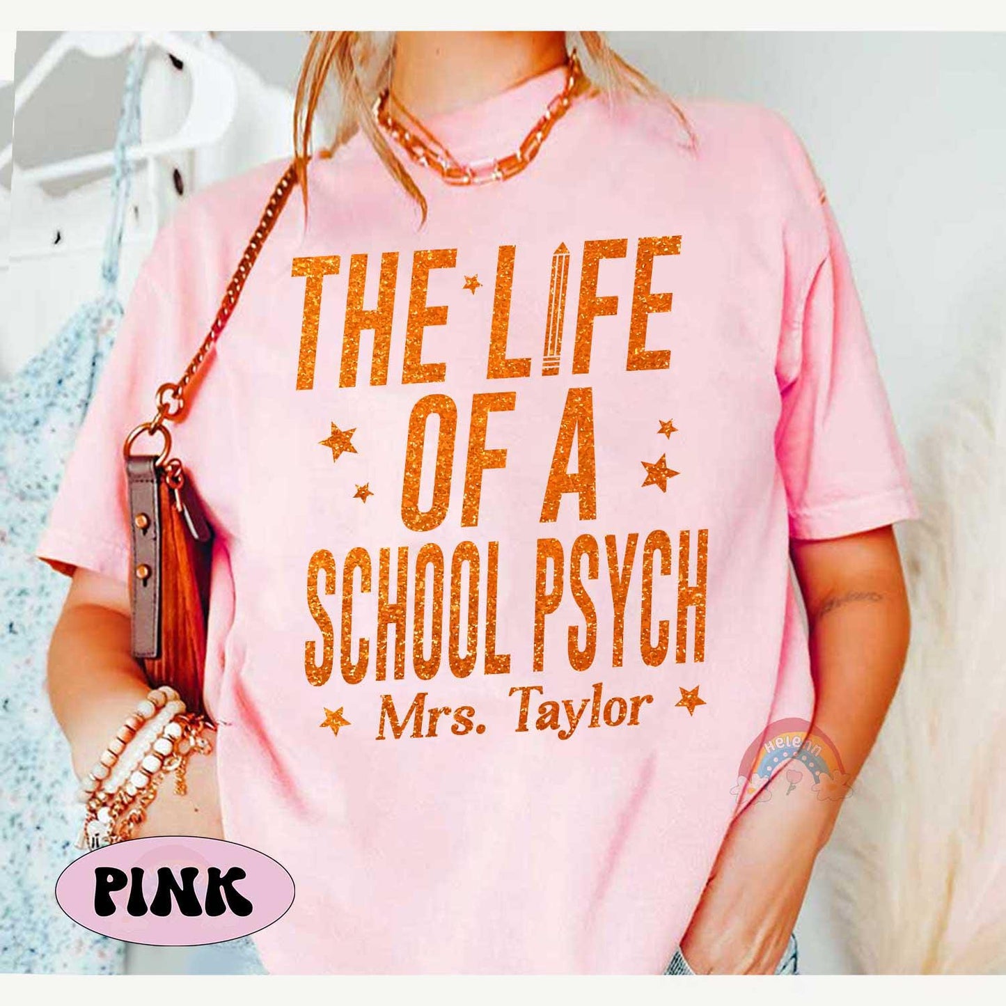 Custom School Psychologist Shirt, The Life of A School Psych, In My Era Shirt, Back To School, School Psych Gift, Trendy School Psych Shirt
