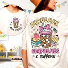 Custom Teacher Shirt, Phonemes Graphemes Caffeine Shirt, Back To School Shirt, Reading Shirt,  Coffee Lover Shirt, Teacher Appreciation Gift