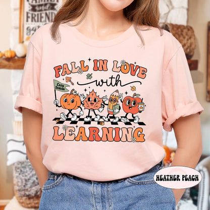 Teacher Shirt, Back To School Autumn Shirt, Teacher Appreciation Gift, Retro Fall Teacher Shirt, Teacher Gift Shirt, Kindergarten Teacher