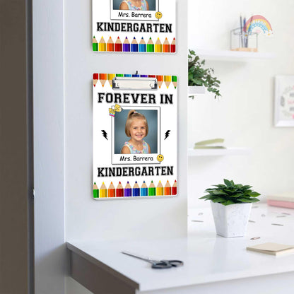 Custom Teacher Clipboard With Name Forever A Firstie, Personalized Teacher Gift, Back To School, Christmas Gift, Teacher Appreciation Gifts