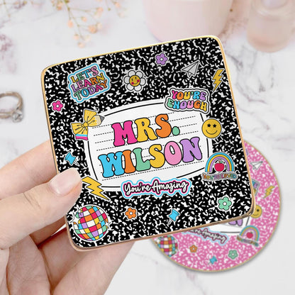 Teacher Appreciation Gift, Custom Jewelry Dish Teacher Gift, Gifts for Teachers, End of Year Gift, Thank You Teacher Gifts, Christmas Gifts