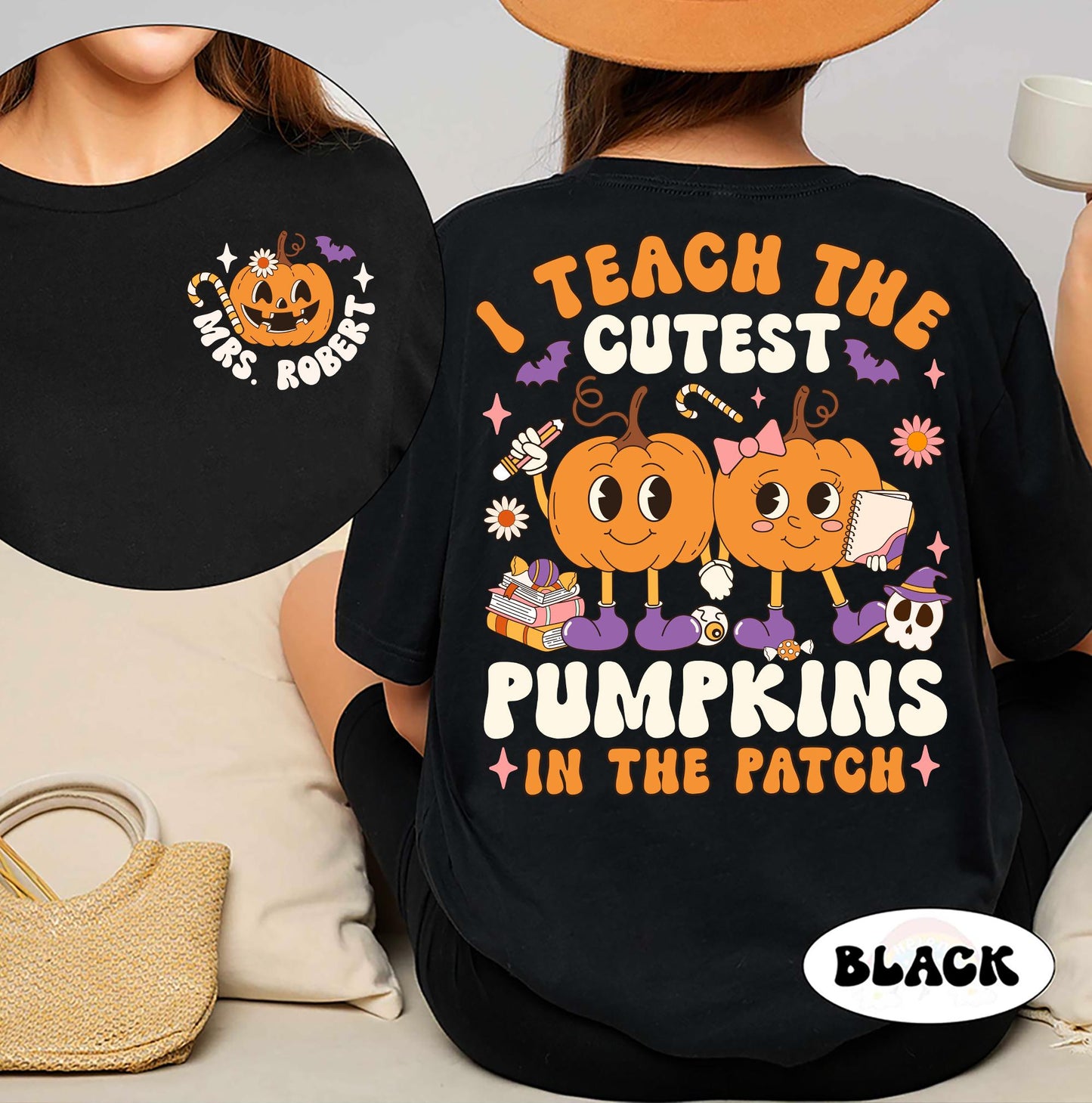 Teacher Halloween Shirt, I Teach The Cutest Pumpkins In The Patch, Spooky Teacher Shirt, Pumpkin Teacher Shirt, Teacher Halloween Gift