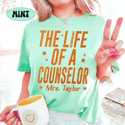 Custom The Life of A Counselor Shirt, School Counselor Shirt, In My Era Shirt, Back To School, Counselor Gift, Counselor Appreciation Gift