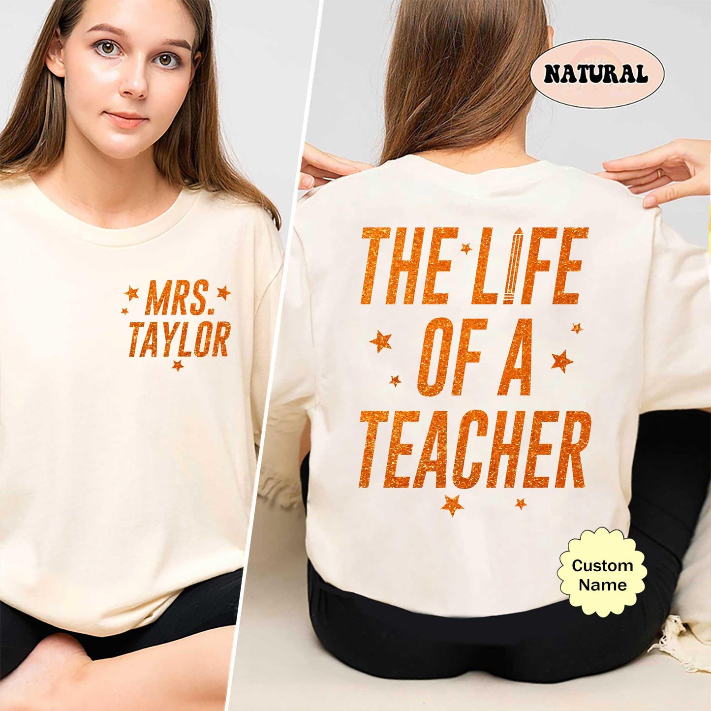 The Life of a Teacher T-Shirt, Custom Teacher Shirt, Showgirl Era Shirt, Back To School Shirt, Funny Teacher Tee, Teacher Appreciation Gift