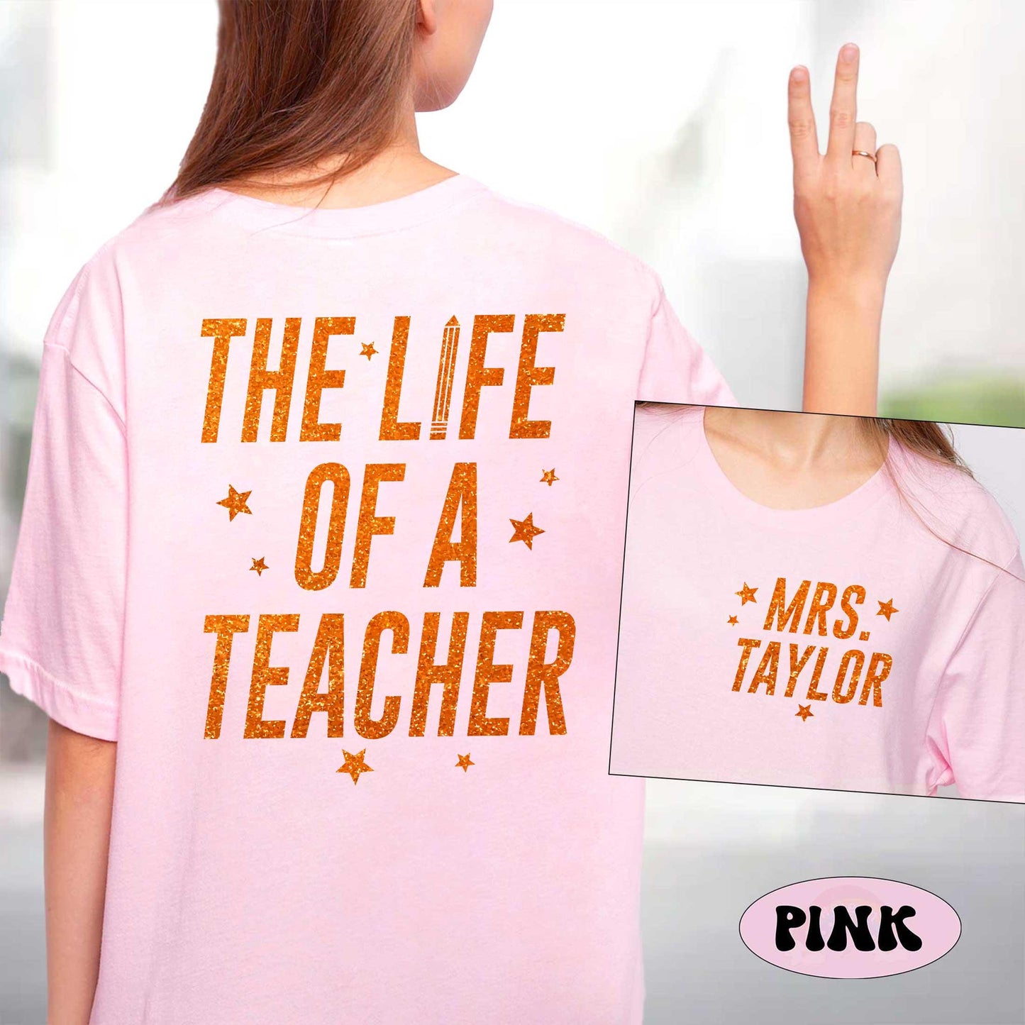 The Life of a Teacher T-Shirt, Custom Teacher Shirt, Showgirl Era Shirt, Back To School Shirt, Funny Teacher Tee, Teacher Appreciation Gift