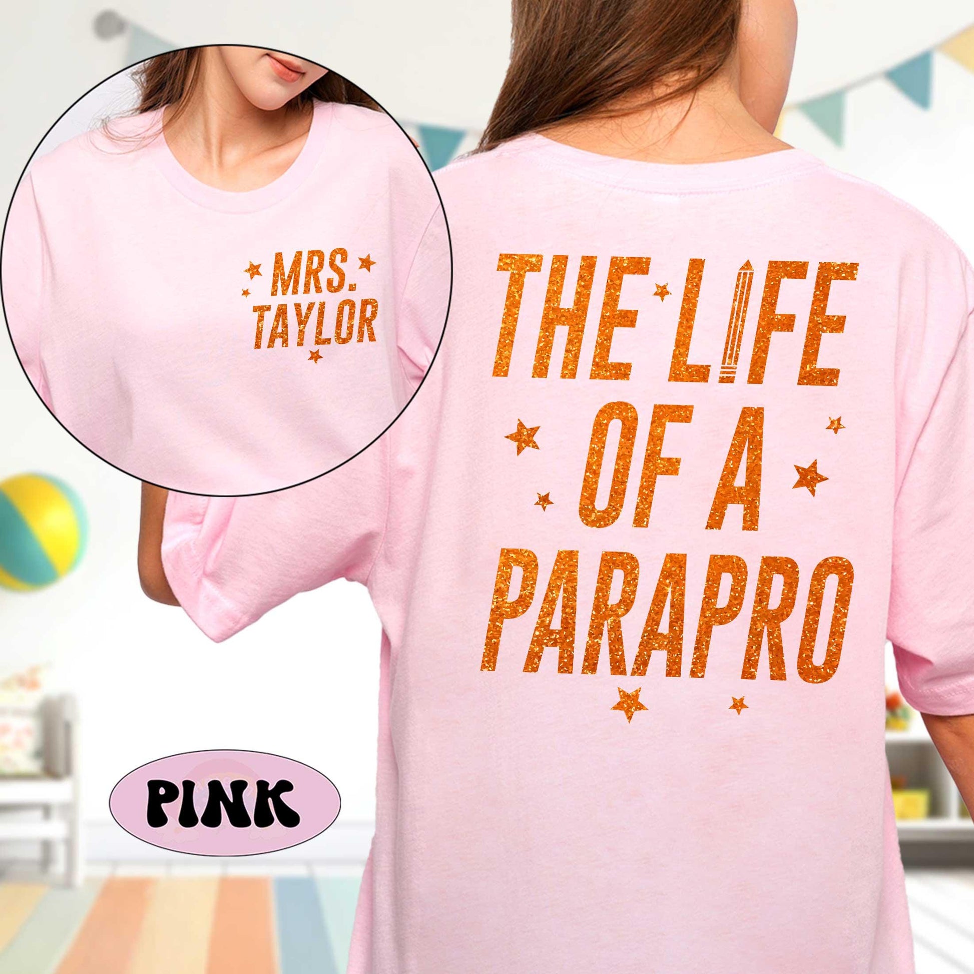 The Life of A Paraprofessional Shirt, Custom Parapro Shirt, In My Era, Back To School, Paraprofessional Gift, Para Squad Shirt, Teacher Aide