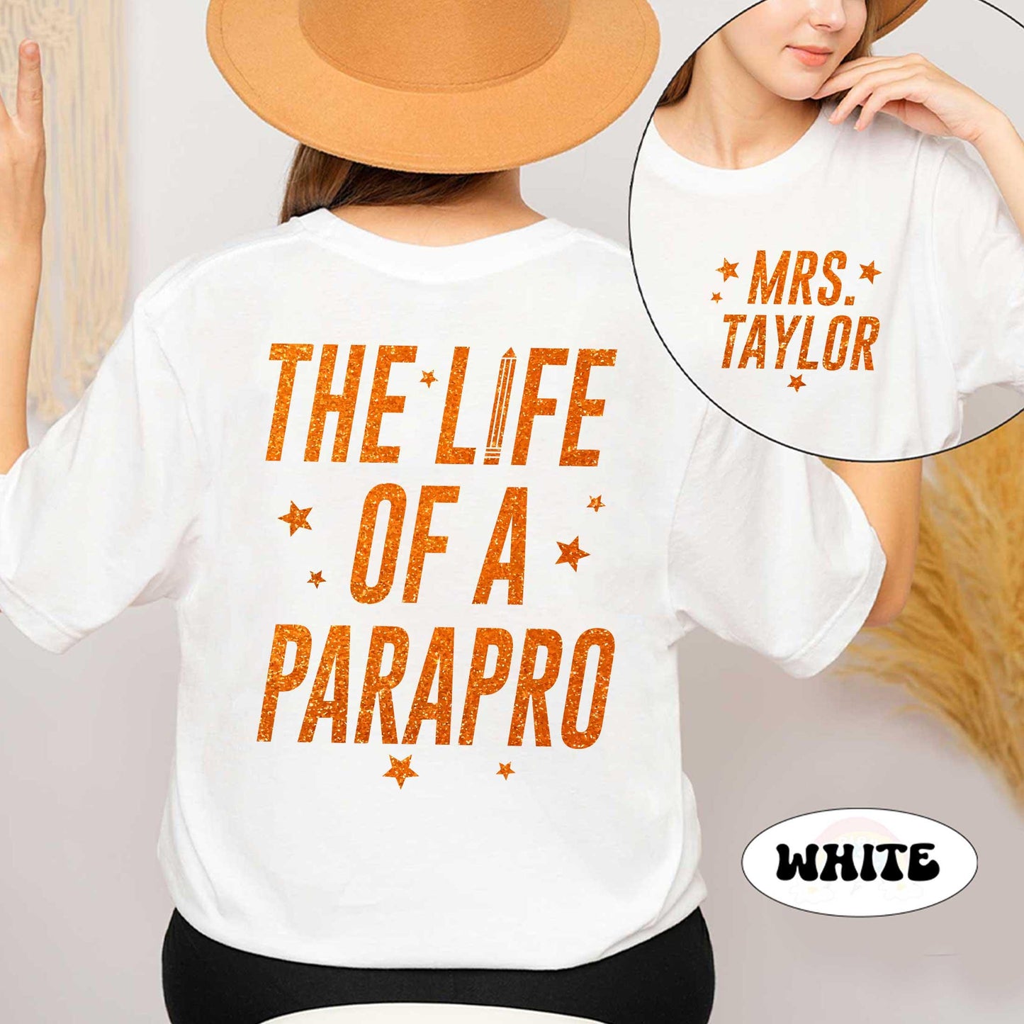 The Life of A Paraprofessional Shirt, Custom Parapro Shirt, In My Era, Back To School, Paraprofessional Gift, Para Squad Shirt, Teacher Aide