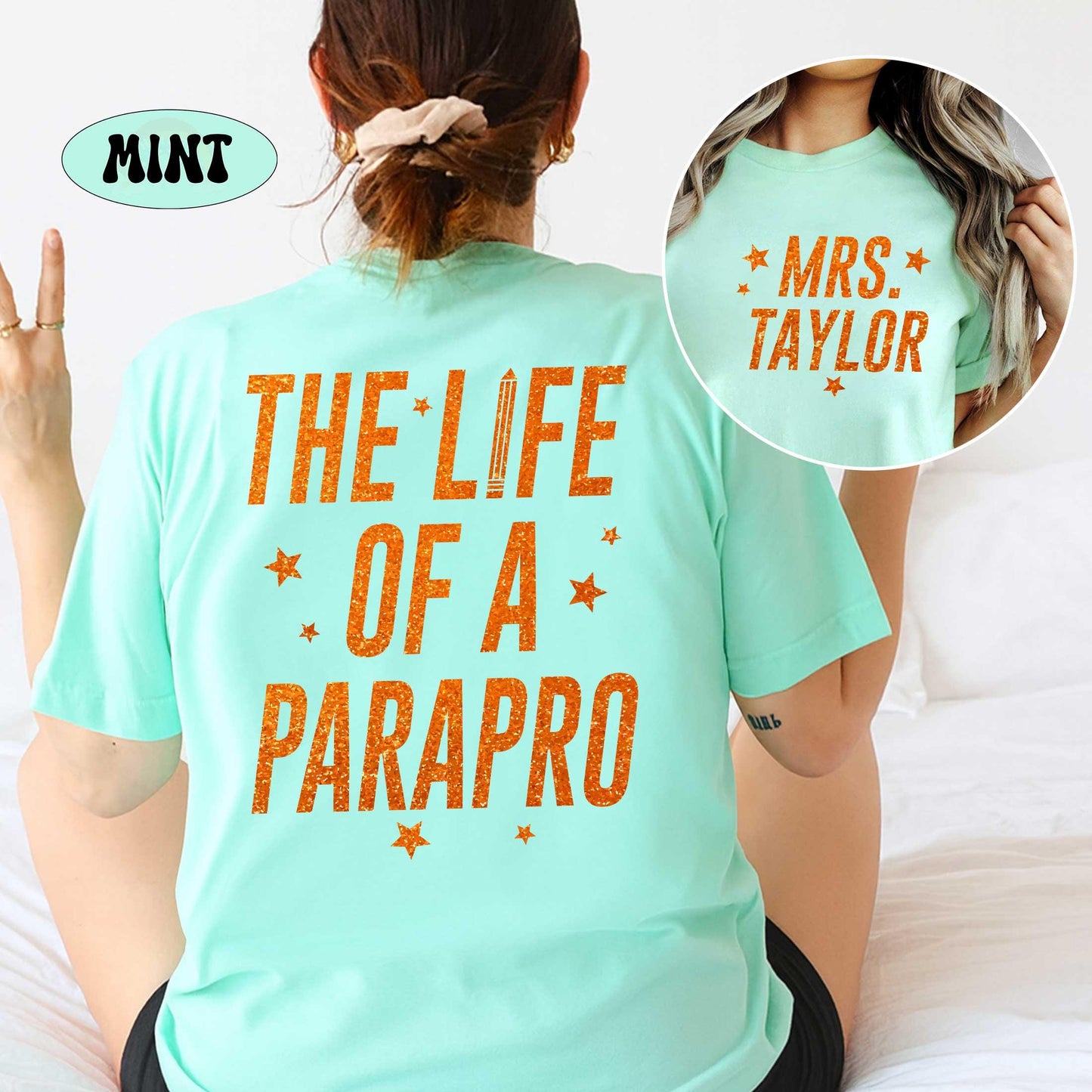 The Life of A Paraprofessional Shirt, Custom Parapro Shirt, In My Era, Back To School, Paraprofessional Gift, Para Squad Shirt, Teacher Aide