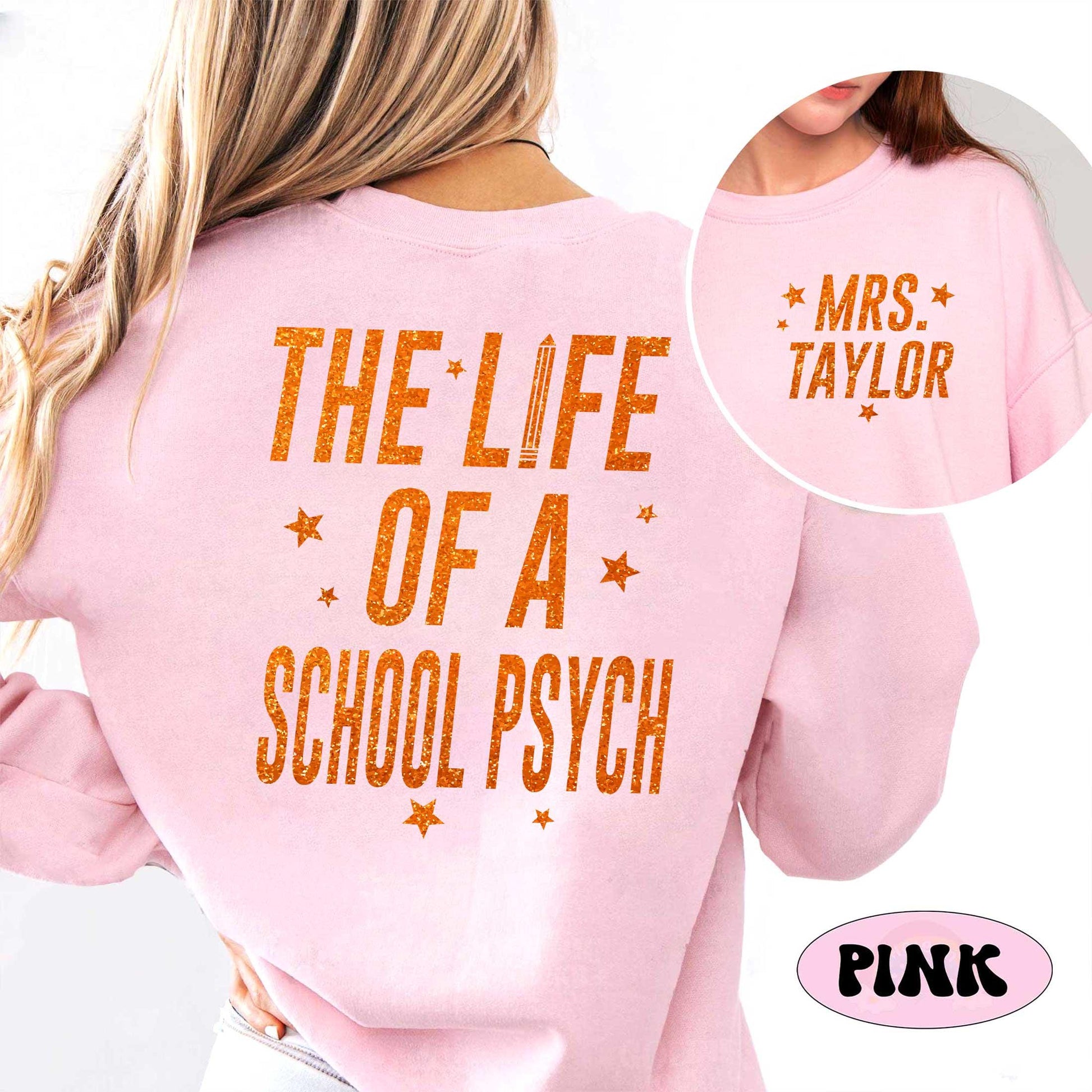 Custom School Psych Shirt, The Life of A School Psych, In My Era Shirt, Back To School, School Psychologist Gift, Trendy School Psych Shirt